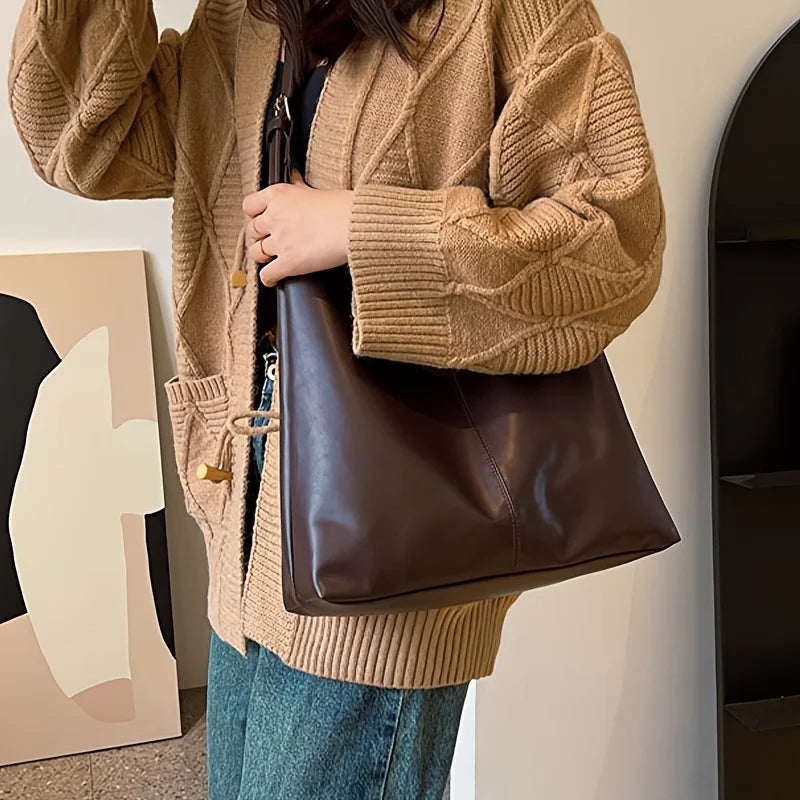 Retro Women's Tote Vintage Underarm Handbag