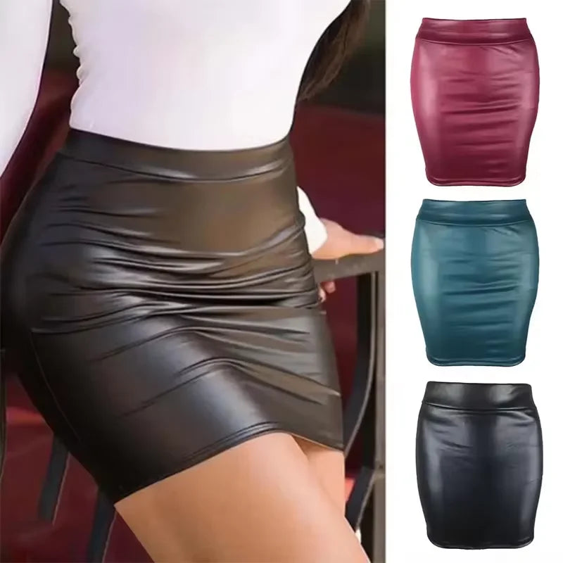 Women Summer Mini Skirts High-waist