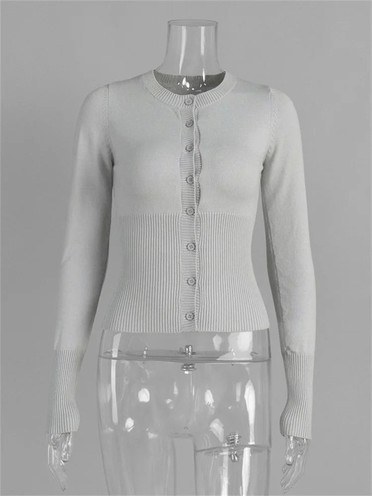 Ribbed Patchwork Slim Loose Cropped Top