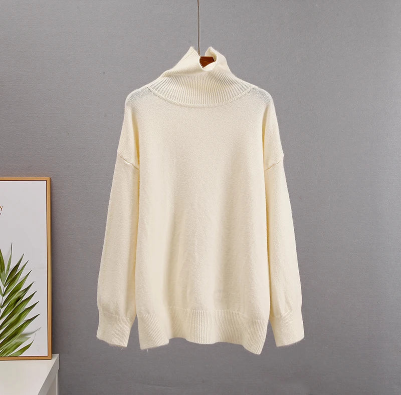 Hirsionsan Chic Turtle Neck Sweater