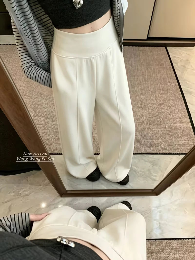 Women's loose straight pants,