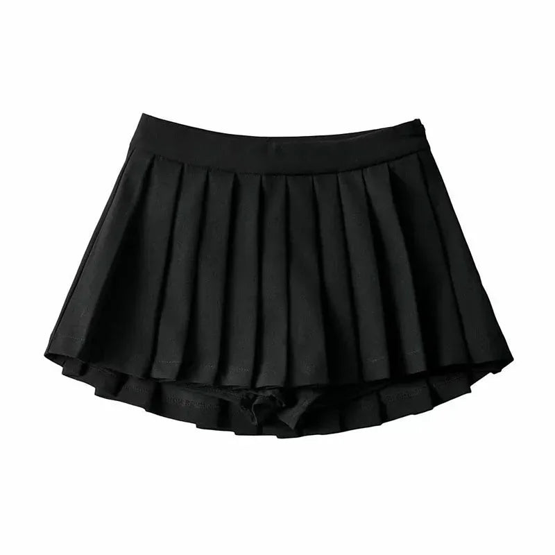 Spice girl pleated Korean mini skirt