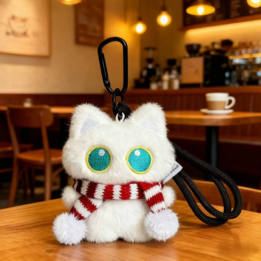Black Cat Doll Toy Keychain Bag Pendant Charms