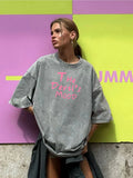 The Devil's Moon Letter Prints T-shirts