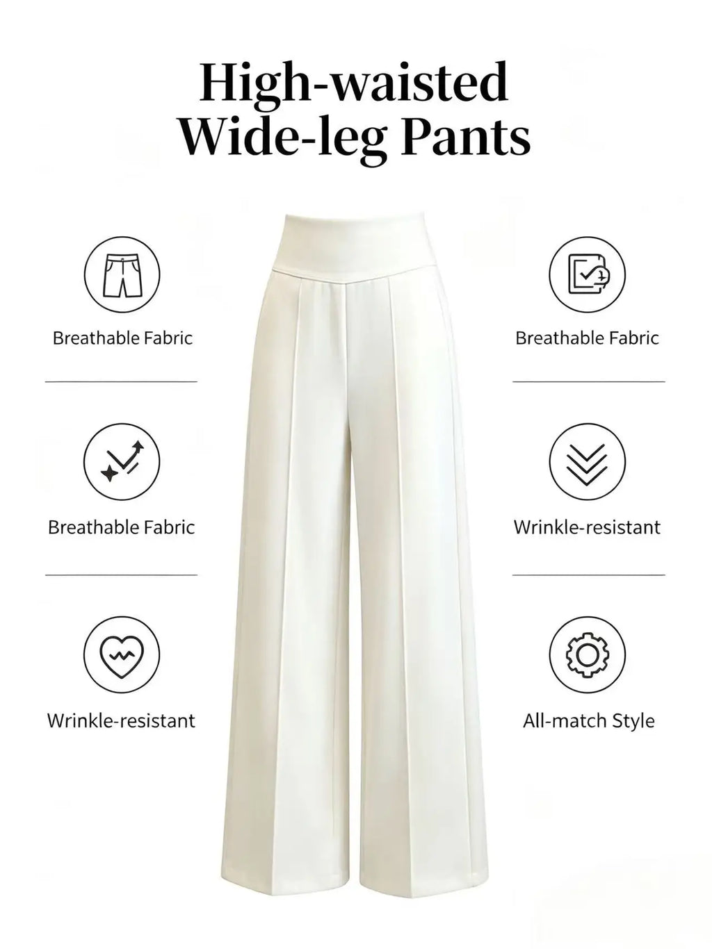 Women's loose straight pants,