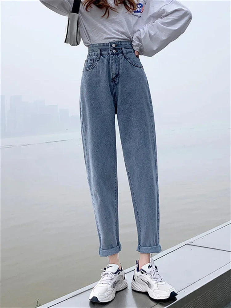 loose woman denim jeans Pants trousers
