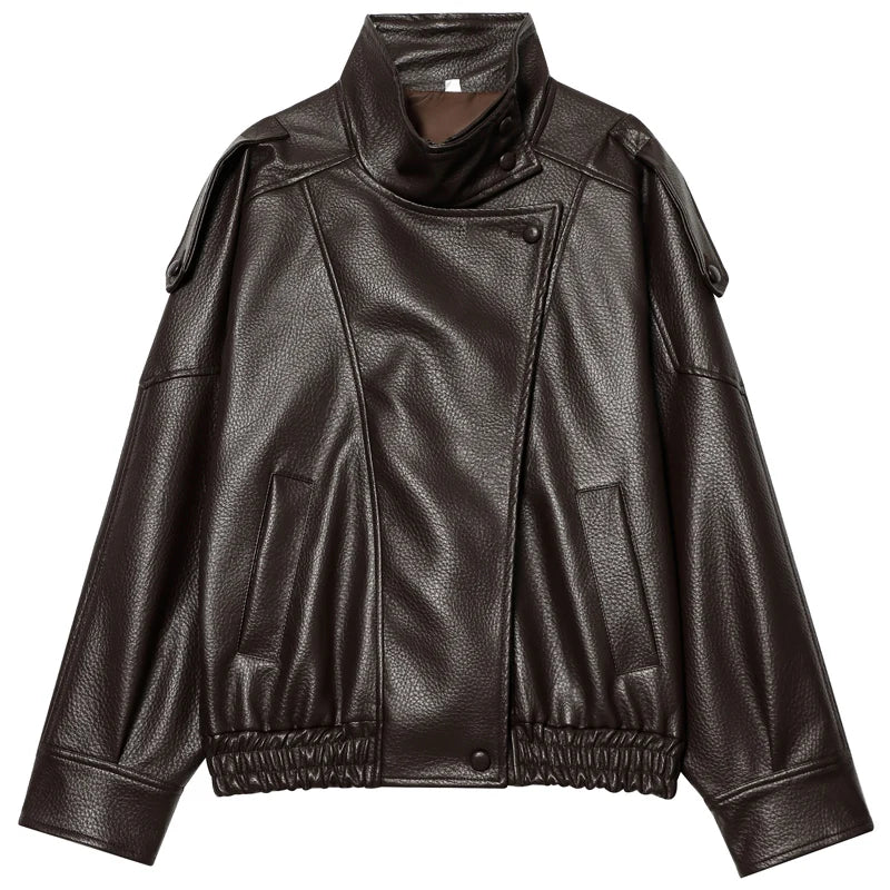 HXAO Women's Jacket Leather Jackets
