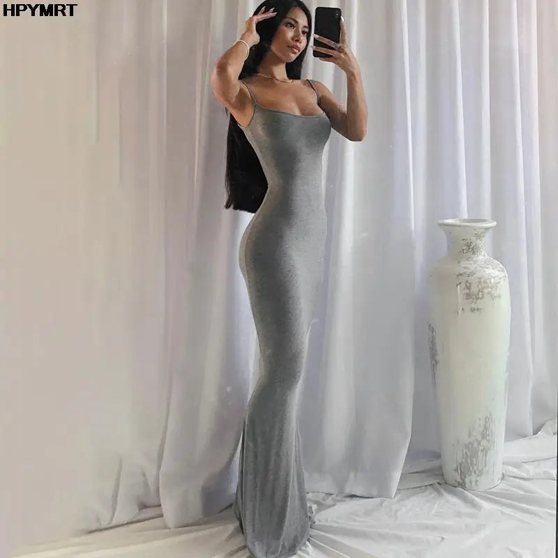 Backless Slim Dress Spring