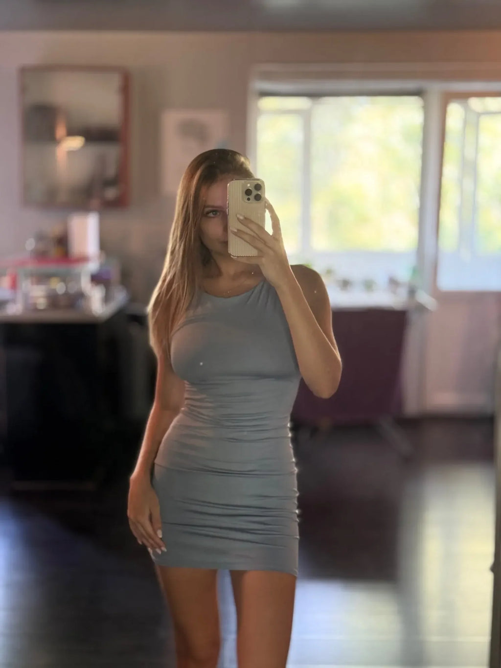 Women's Sleeveless Mini Wrap Dress
