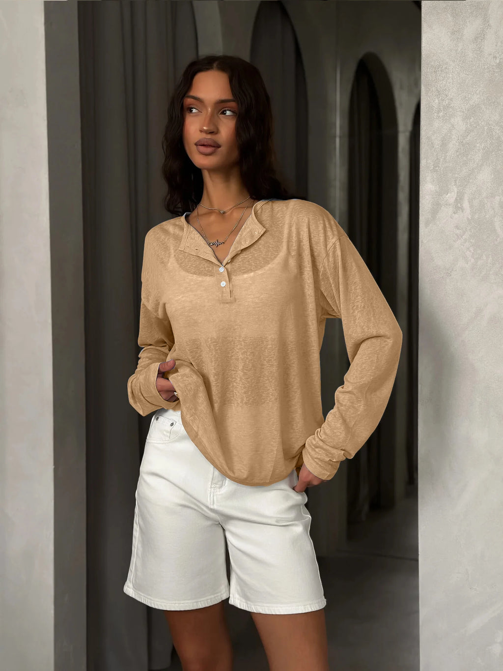 Casual Knitted Soft Woman Tops