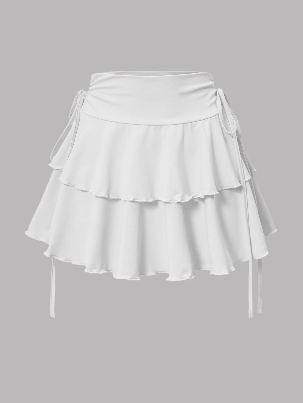 Neuer einfarbiger Rock Damen Sommer Mode Outdoor Vielseitig Hohe Taille Schmal Geschnitten Elastischer Bund Kurzer Rock Ware Auf Lager