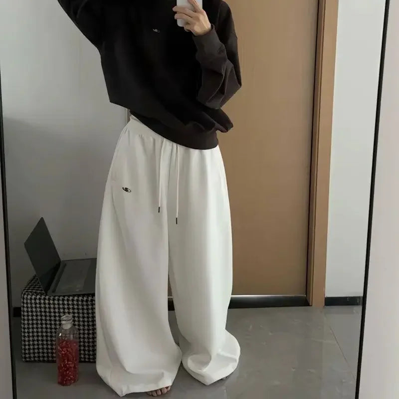American Retro Hip-Hop Oversized Casual Sweatpants