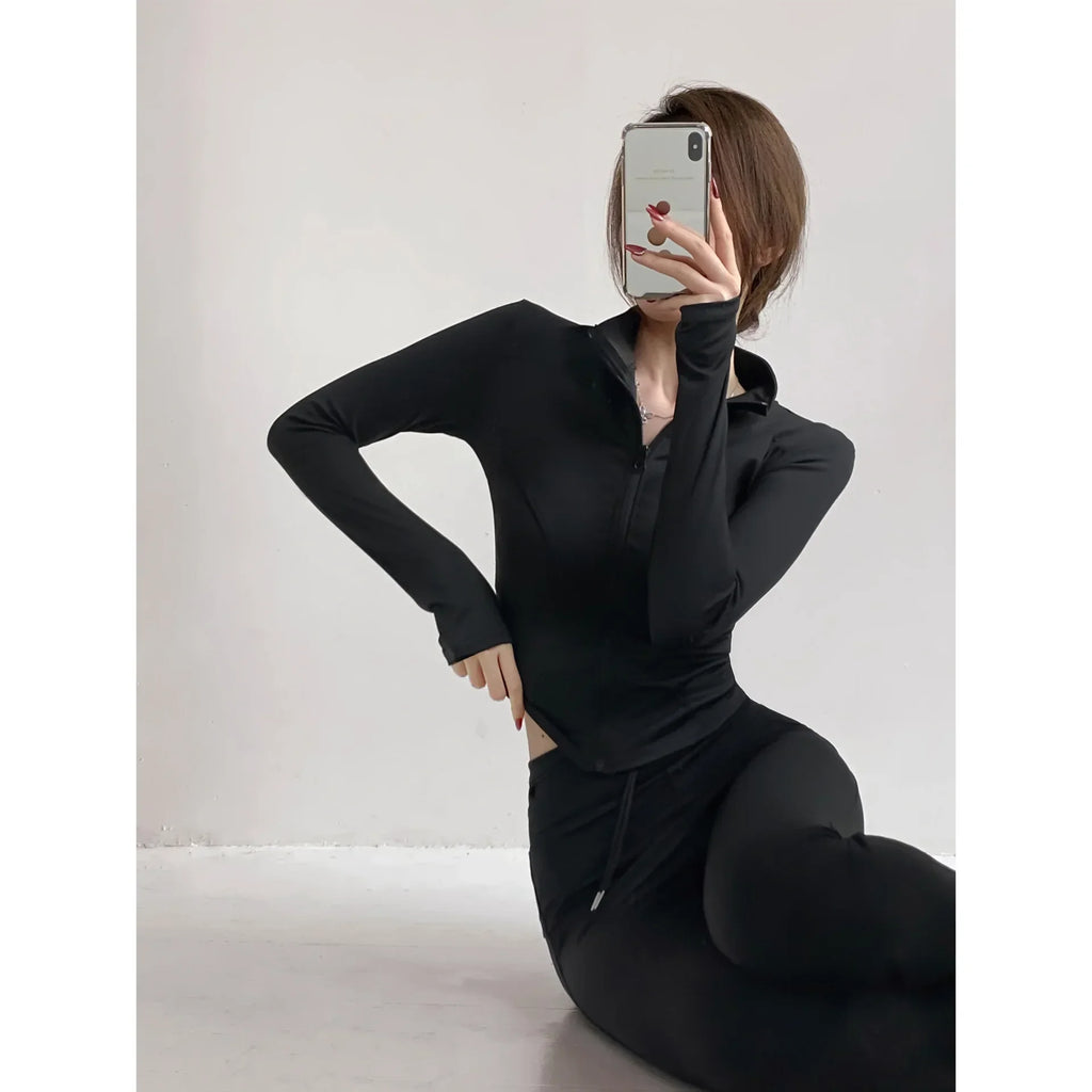 Long Sleeve Zipper Jacket