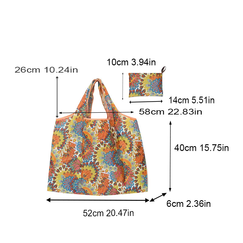Large Capacity Foldable Portable Handbag