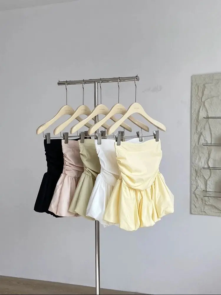 Sleeveless Crop Top Korean Style Chic Summer