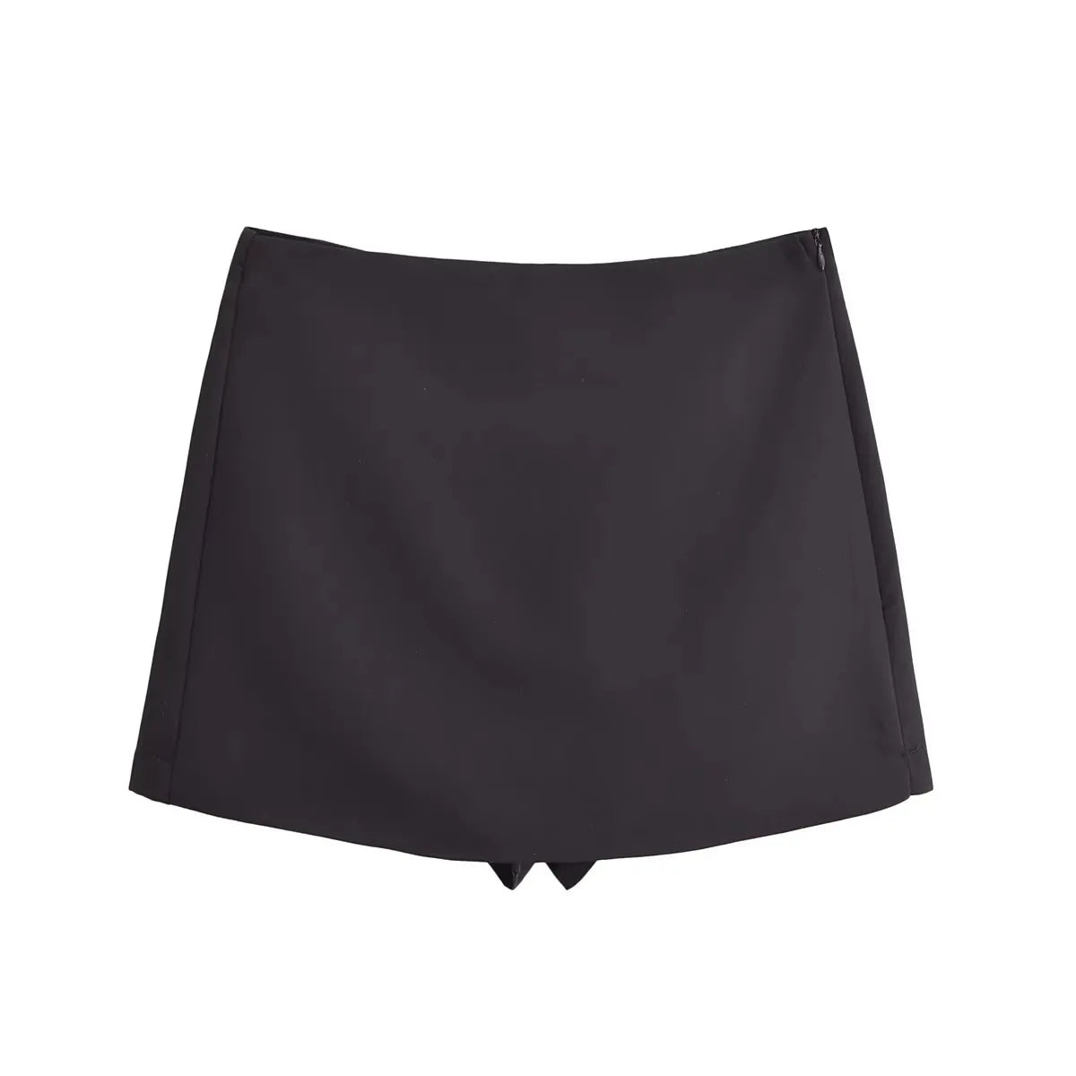 TFMLN Neue Frühling Damen Uni-Skort Mode Causal Seitenreißverschluss Mini-Shorts Röcke Vintage Hohe Taille Streetwear Shorts Röcke