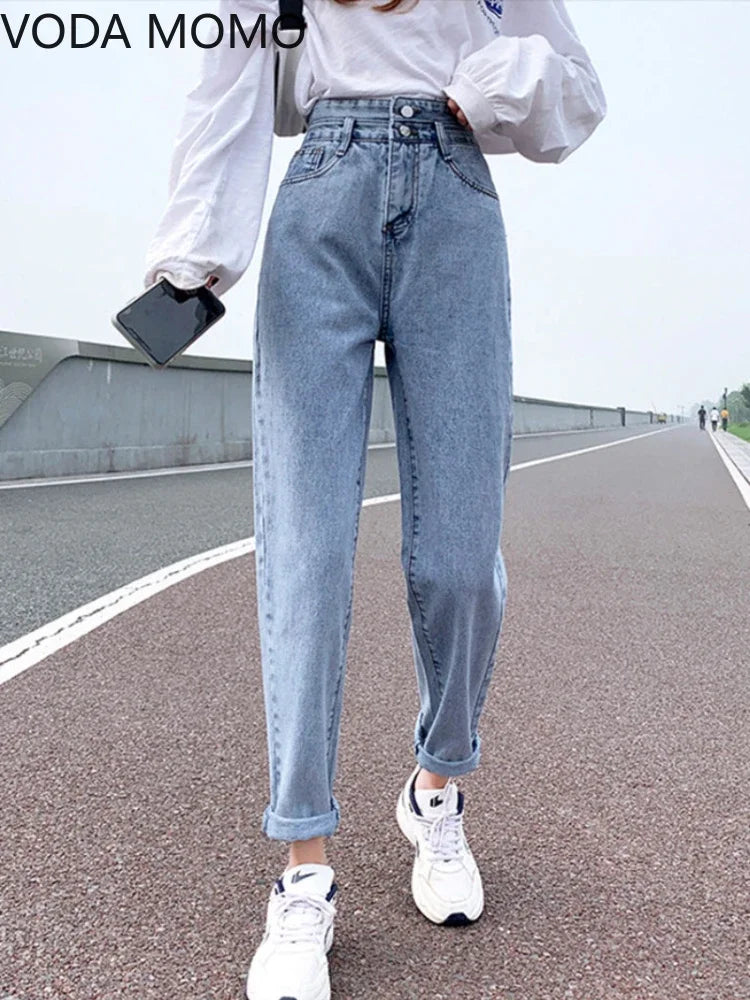 loose woman denim jeans Pants trousers