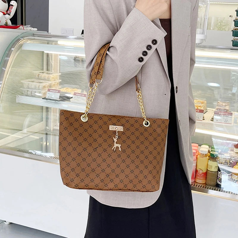 Women's Large Capacity Tote Handbag