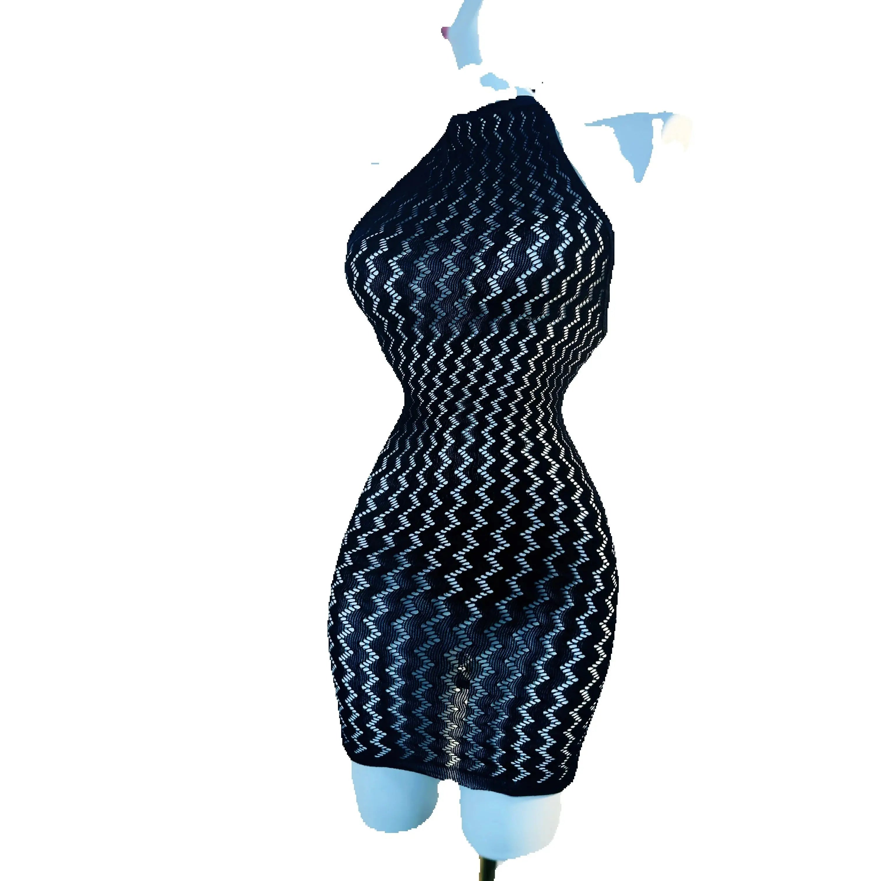 Fishnet Cover Up Without Bikini Hollow Out Beachwear