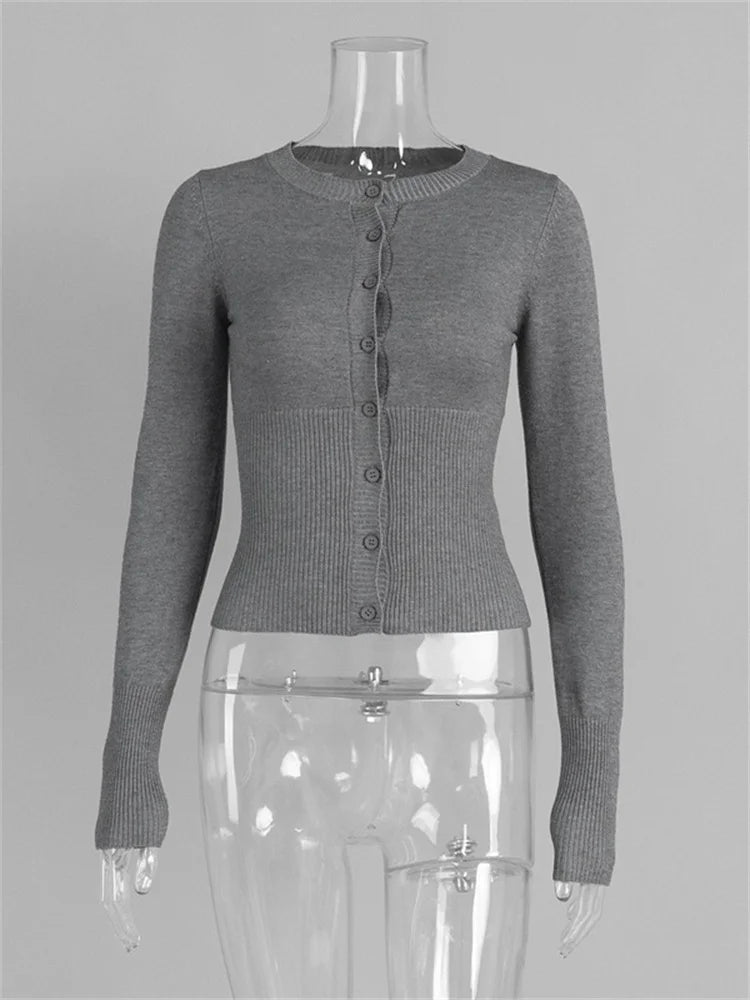 Ribbed Patchwork Slim Loose Cropped Top