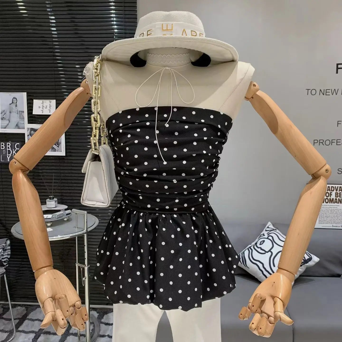 Sleeveless Crop Top Korean Style Chic Summer