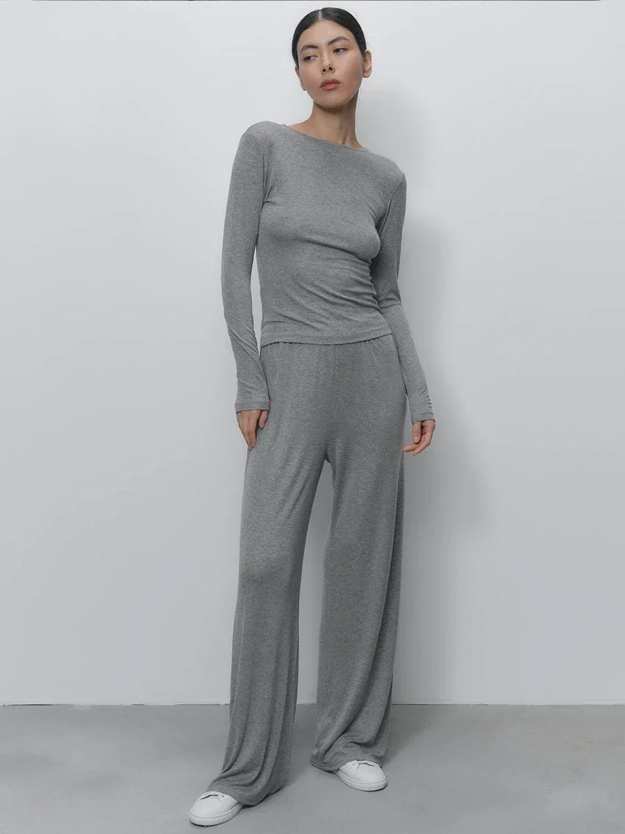 Hirsionsan Modal Soft Loose Sets Dress Women  Tracksuit