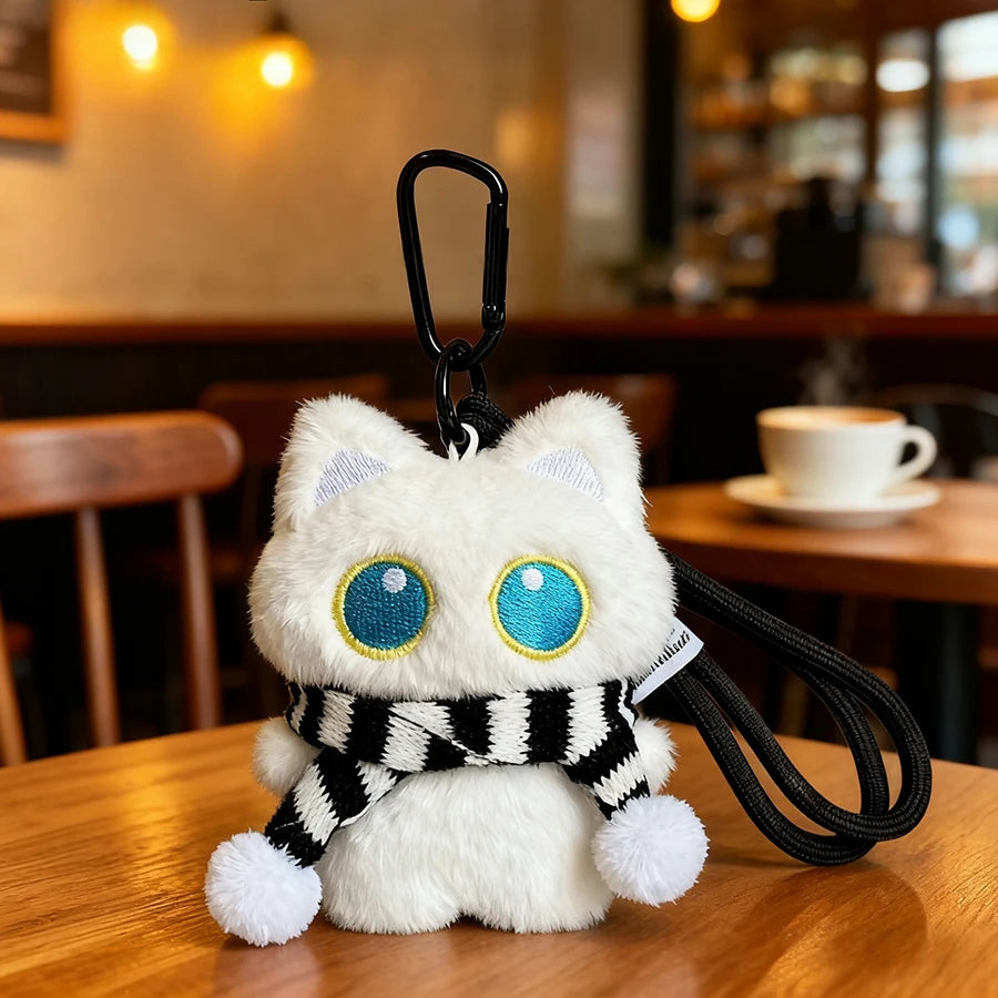 Black Cat Doll Toy Keychain Bag Pendant Charms