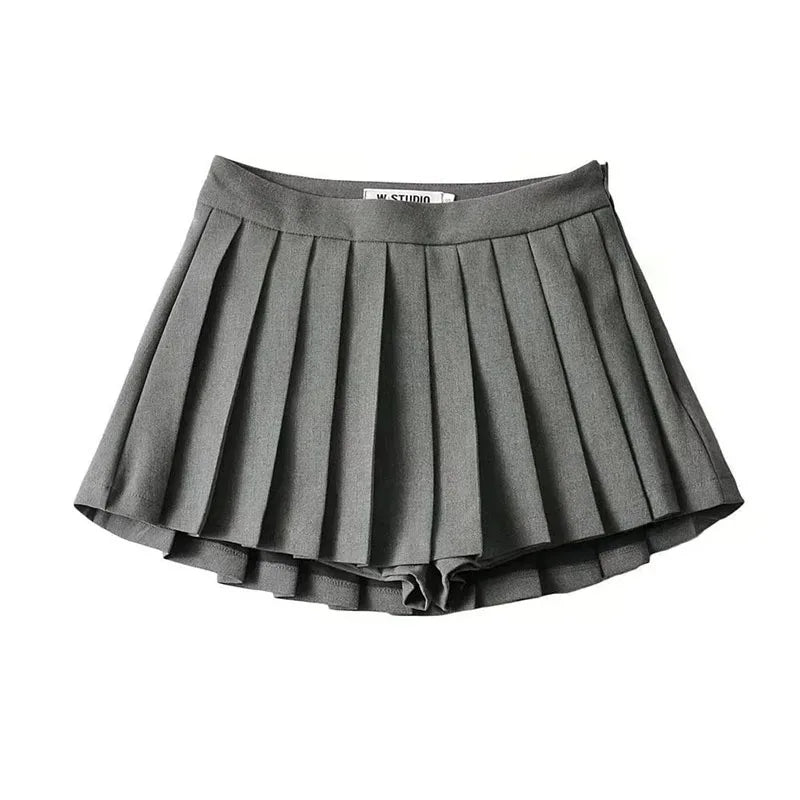 Spice girl pleated Korean mini skirt