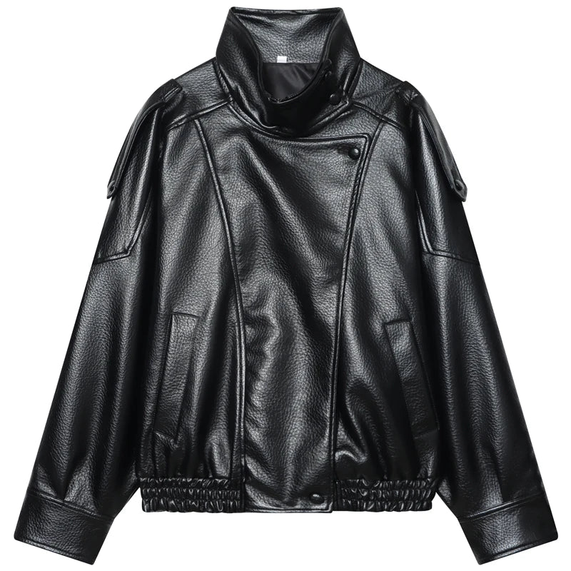 HXAO Women's Jacket Leather Jackets