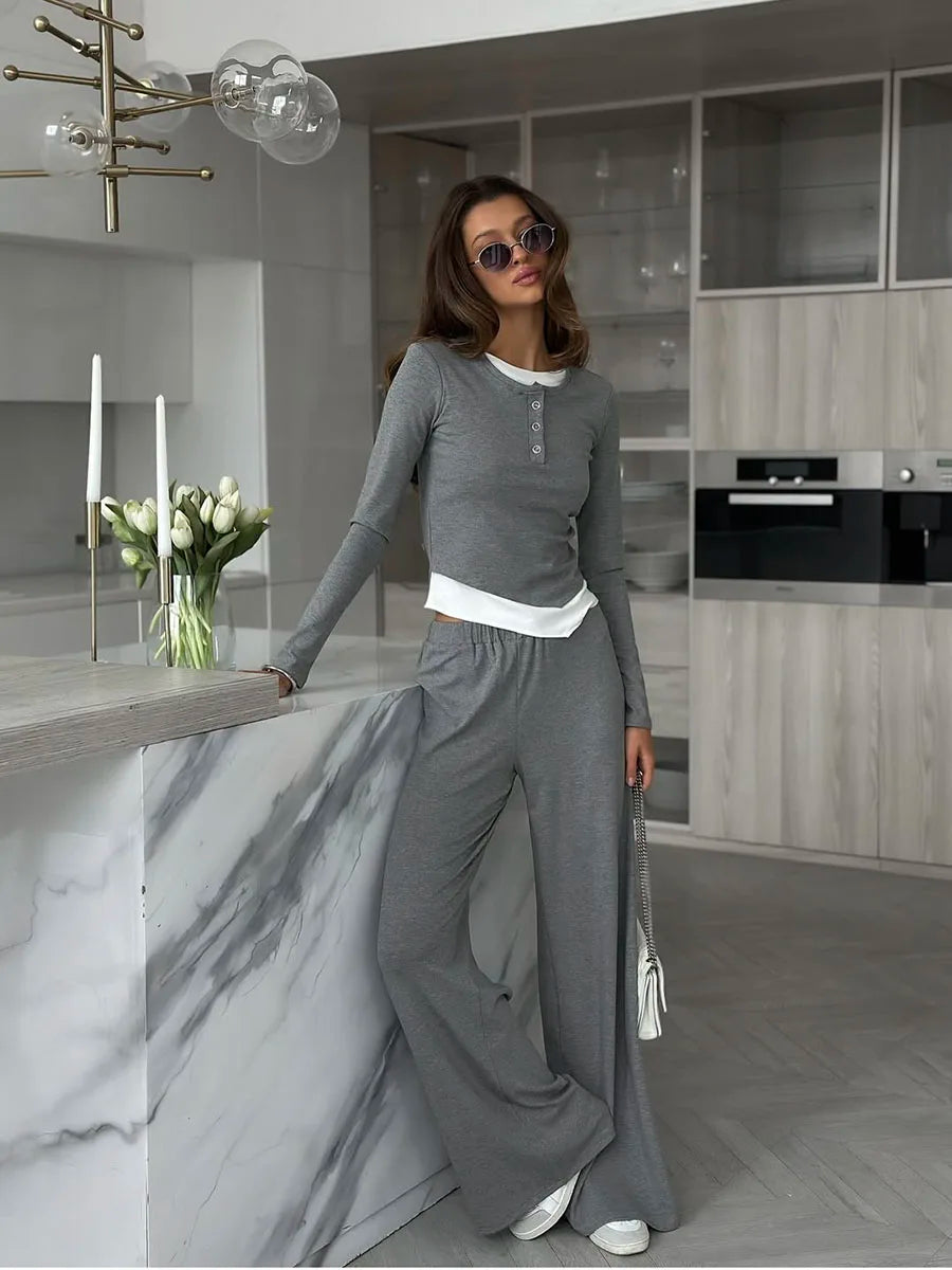 Hirsionsan Modal Soft Loose Sets Dress Women  Tracksuit