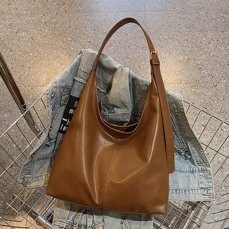 Retro Women's Tote Vintage Underarm Handbag