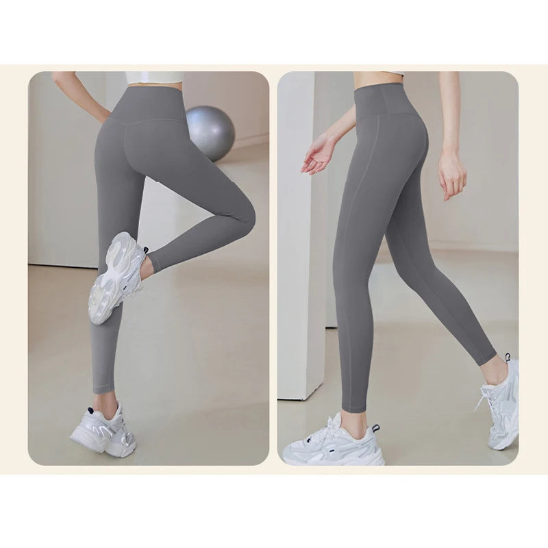 Ribbed Yoga Pants High Waisted Tights