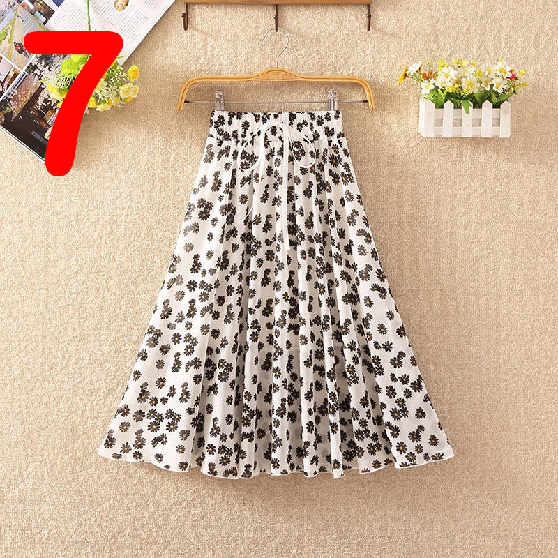 Elegant Summer Chiffon Skirt