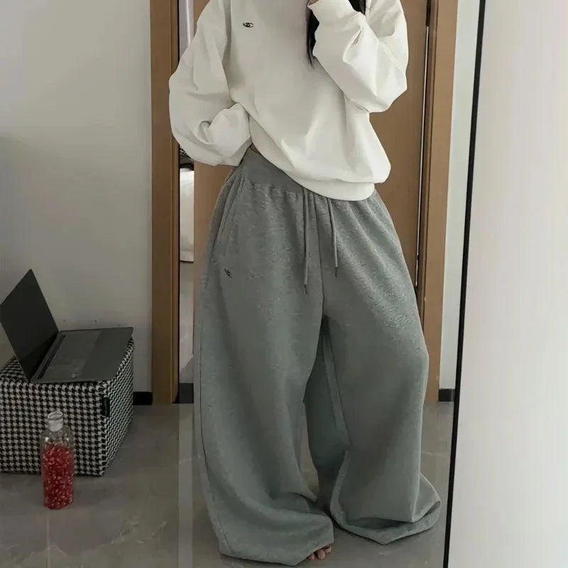 American Retro Hip-Hop Oversized Casual Sweatpants