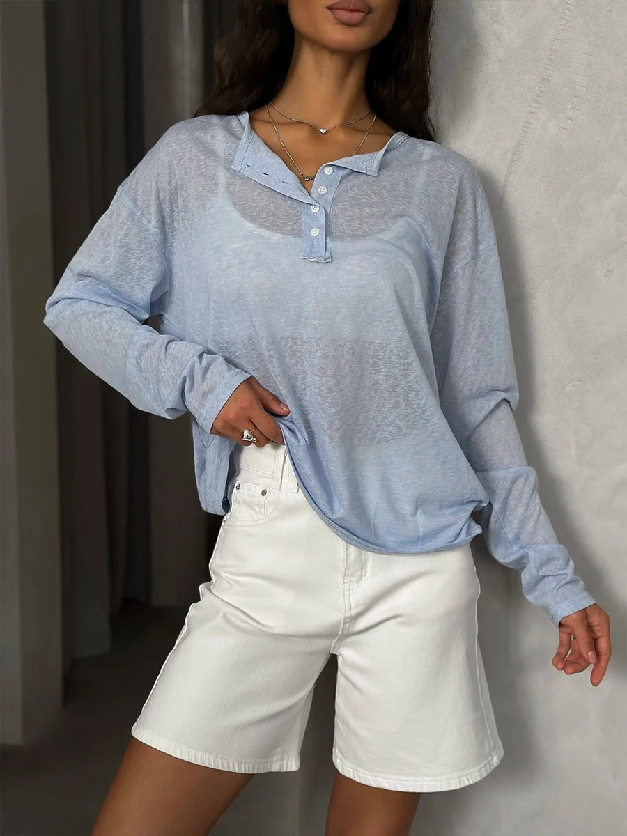 Casual Knitted Soft Woman Tops