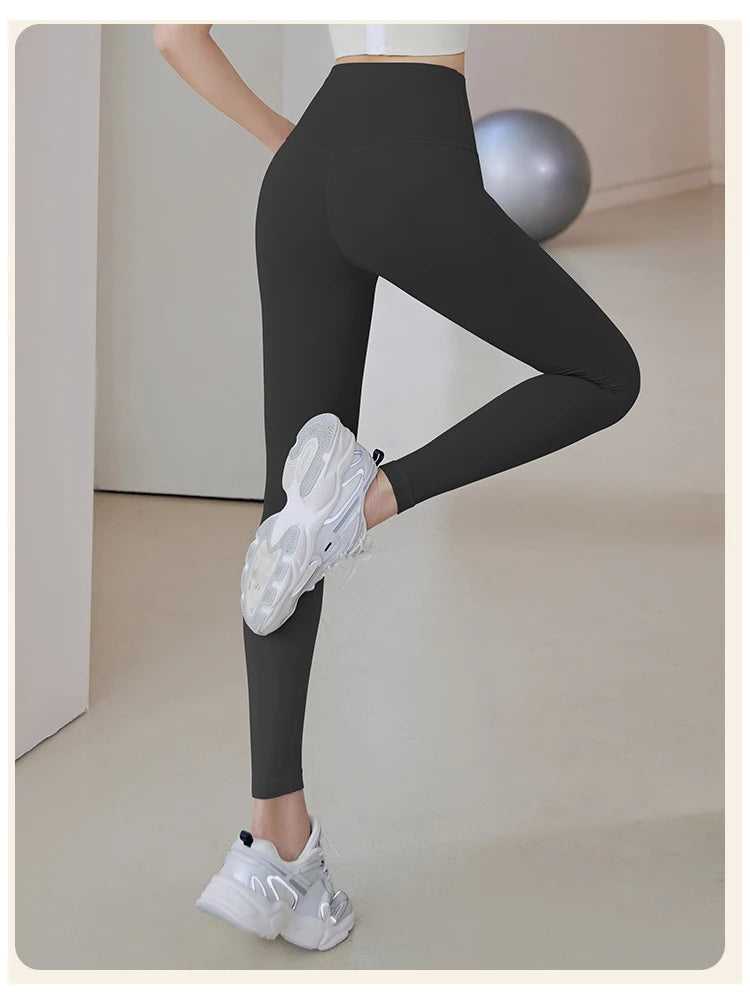 Ribbed Yoga Pants High Waisted Tights