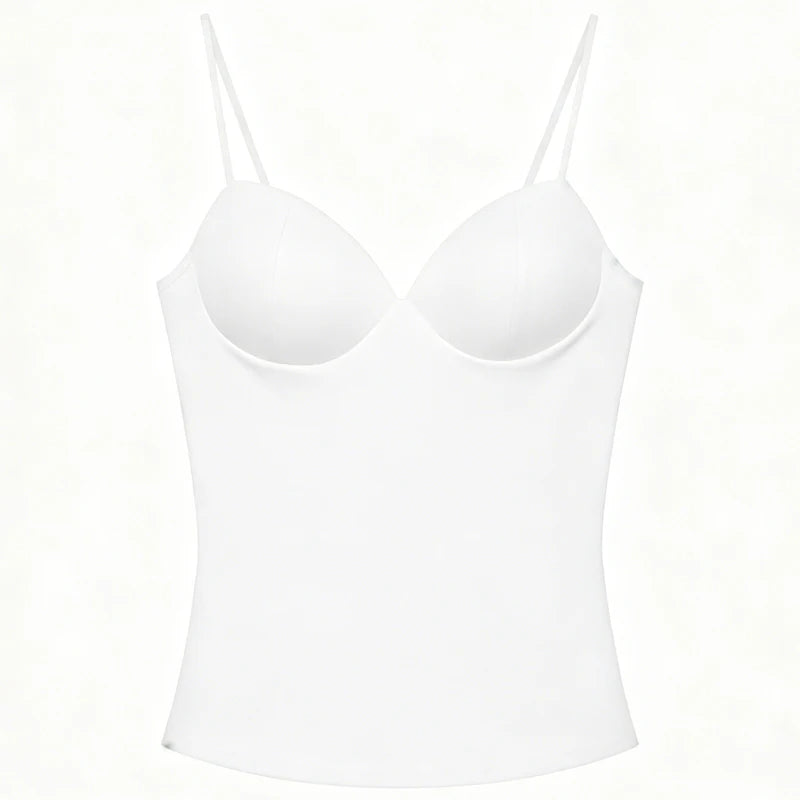 HXAO Burgundy Slip Top Tanks