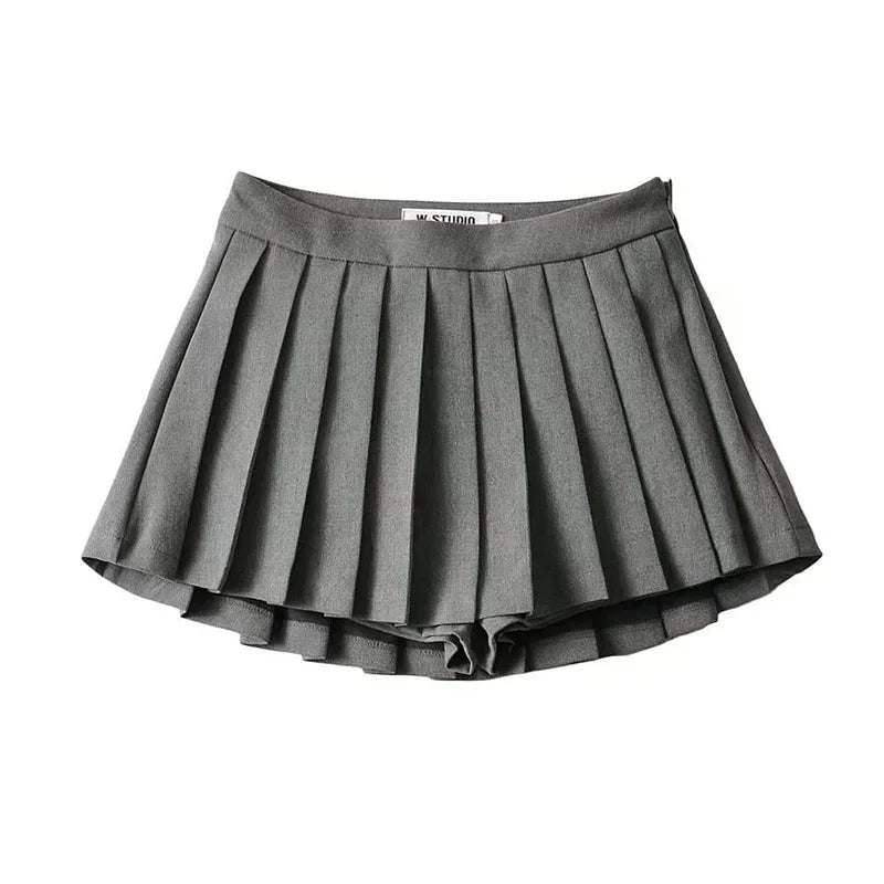 Spice girl pleated Korean mini skirt