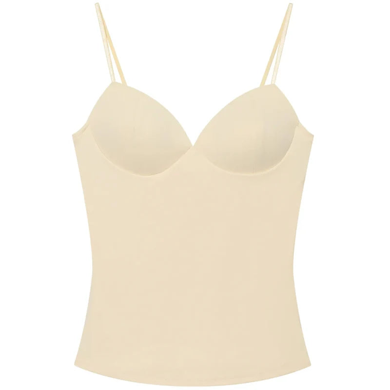HXAO Burgundy Slip Top Tanks