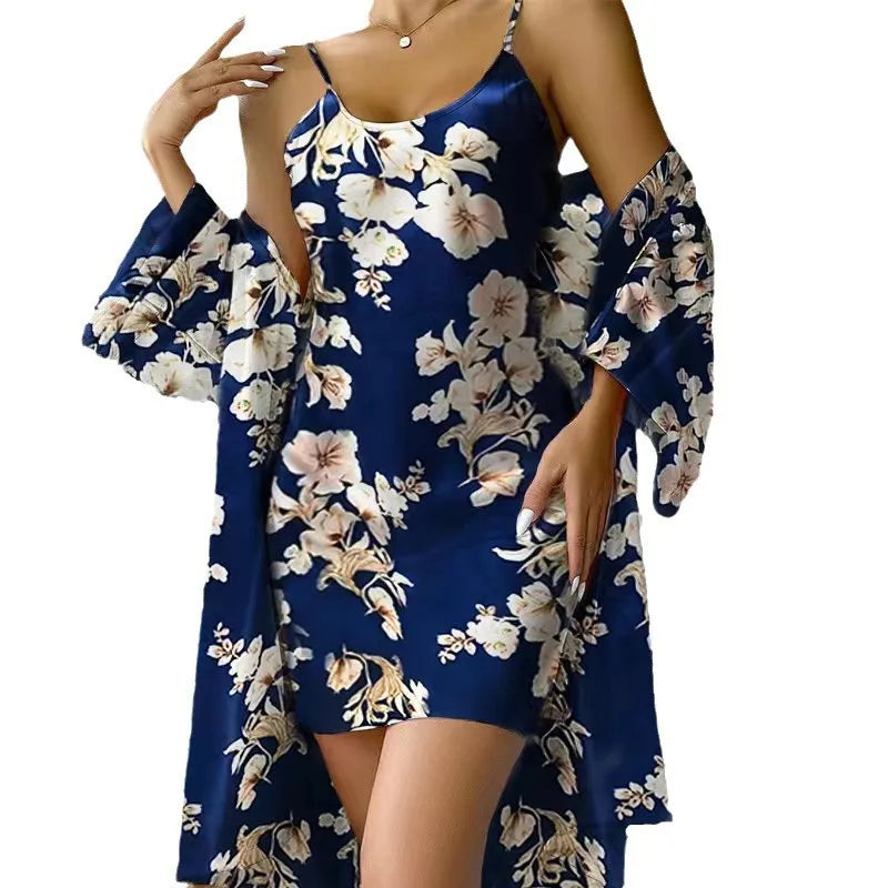 Elegant Ladies' Lace-Up Loungewear Set
