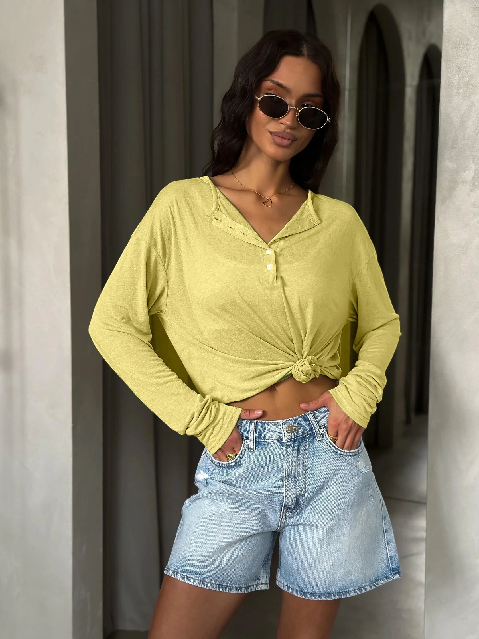 Casual Knitted Soft Woman Tops