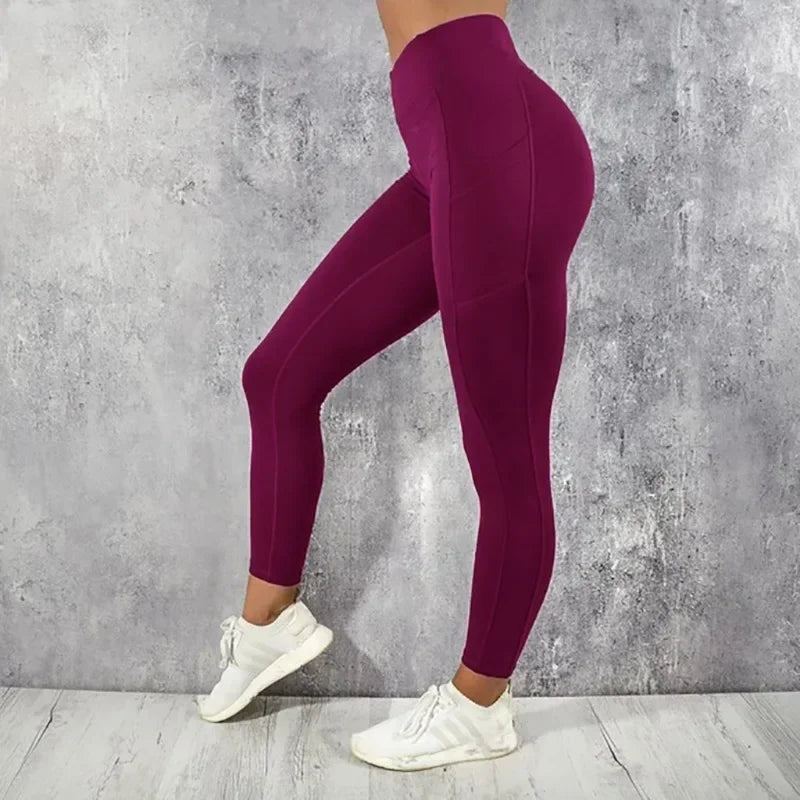 Yoga Fitness Women Leggings with Pocket Gym