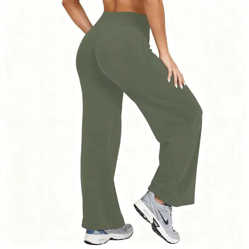 Wide-leg Pilates Sports Fashion Straight-Leg Pants