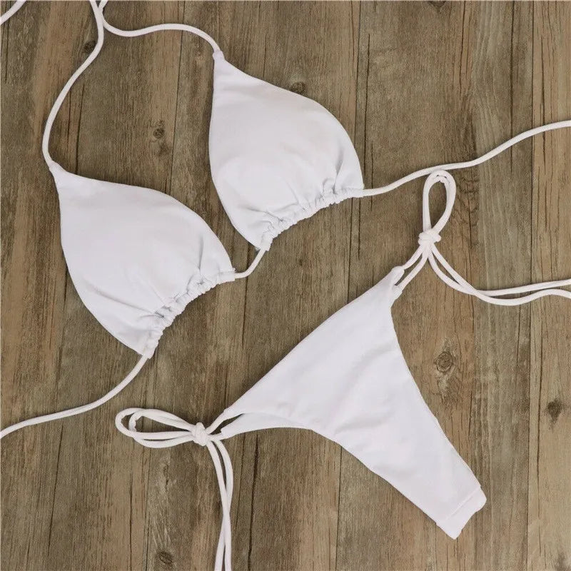 Women Triangle Bikini Set