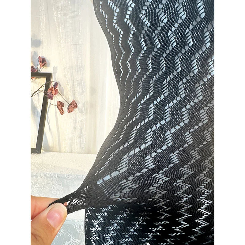 Fishnet Cover Up Without Bikini Hollow Out Beachwear
