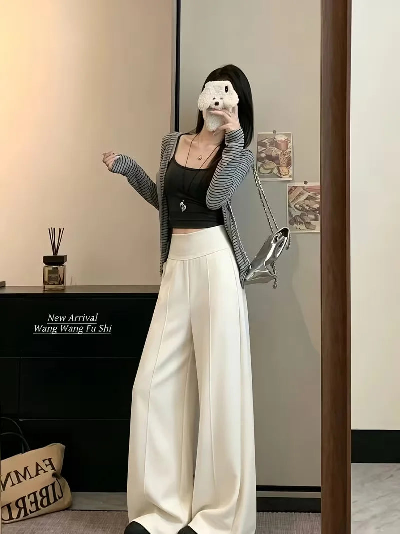 Women's loose straight pants,