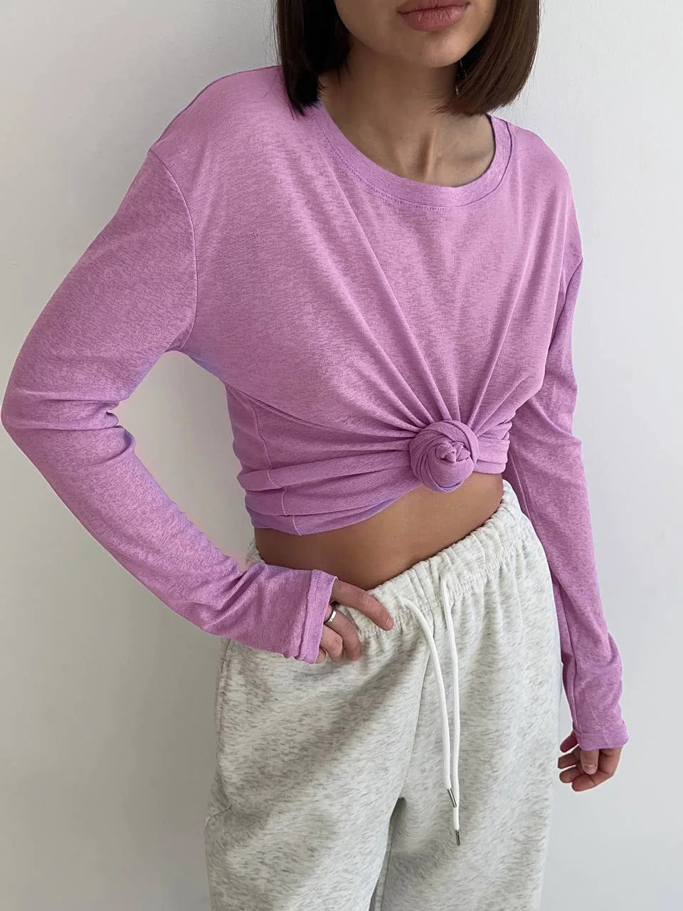 Casual Knitted Soft Woman Tops