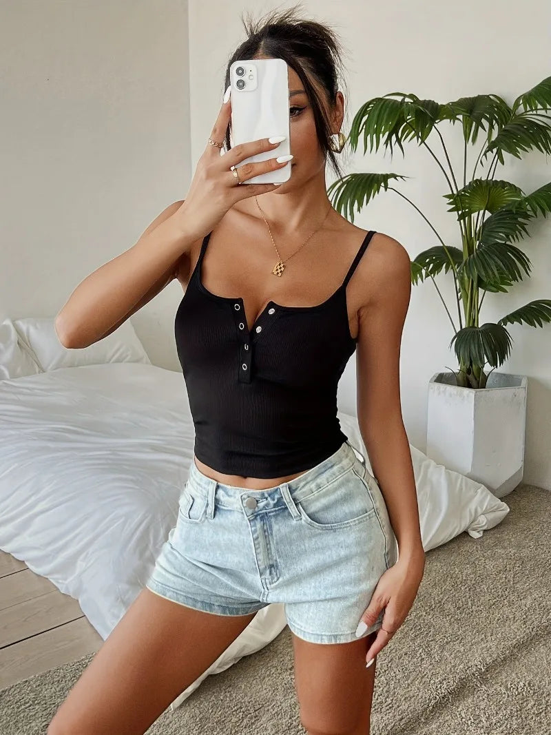 Corset Tops Casual Basic T-shirt