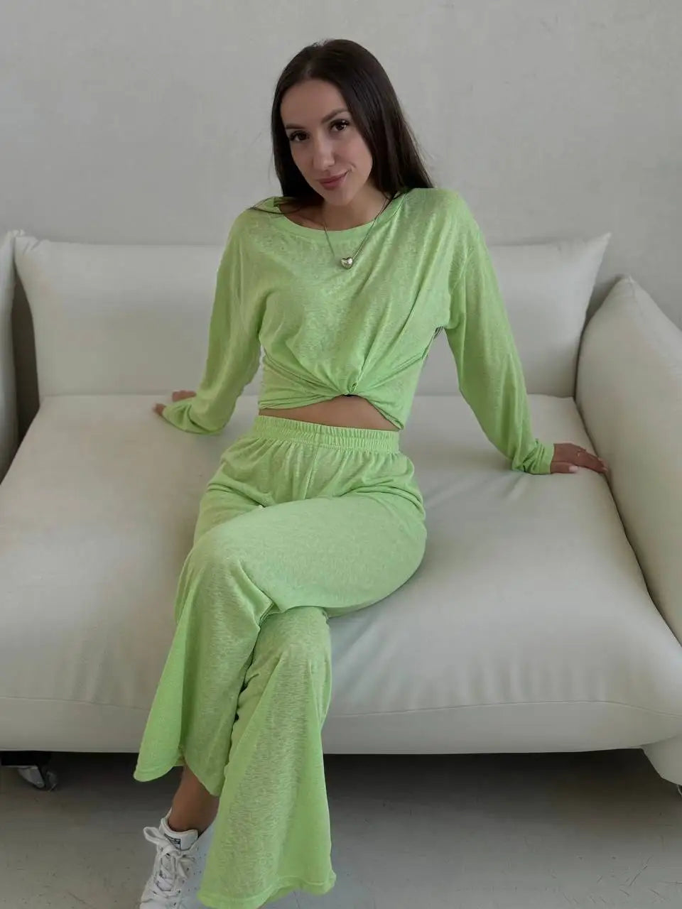 Casual Knitted Soft Woman Tops