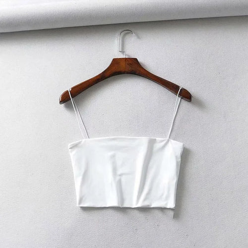 Cotton sleeveless Short Tank Top Bar